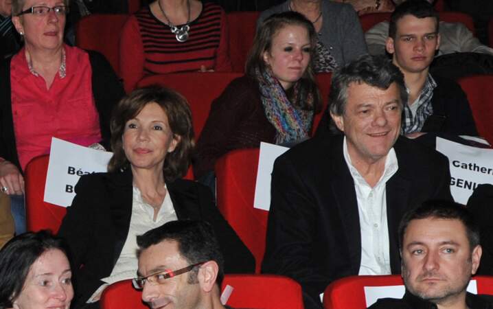 Jean Louis Borloo et sa femme Beatrice Schonberg au festival 2 cinéma de Valenciennes, le 23 mars 2013.
