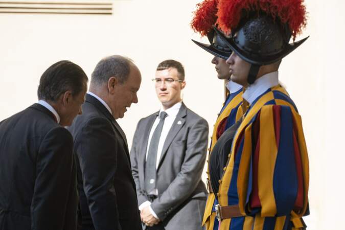 Albert II de Monaco au Vatican le 20 juillet 2022
