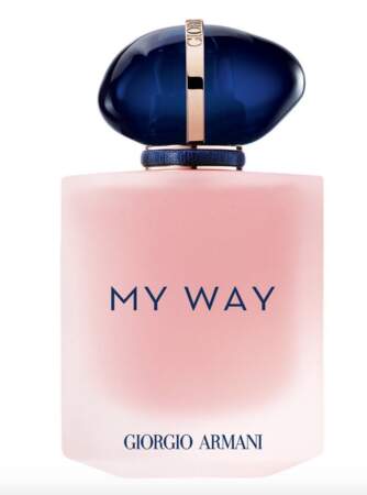 My Way Floral (eau de parfum), Giorgio Armani, 90ml, 125€ ; recharge 125ml, 125€, armanibeauty.fr