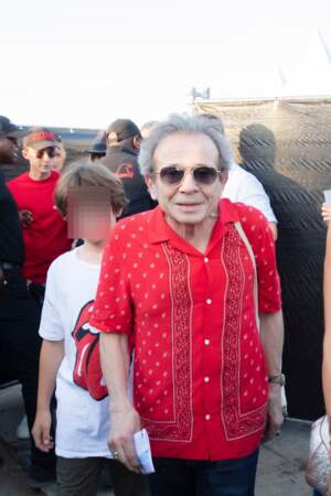 Philippe Manoeuvre est venu assister au concert des Rolling Stones, à l'hippodrome de Longchamp, ce samedi 23 juillet. 