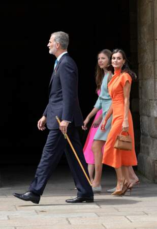 Le roi Felipe VI et la reine Letizia d'Espagne sont ultra-tendance, le 25 juillet 2022. 
