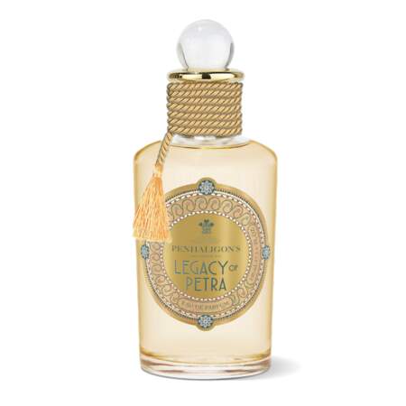 Eau de Parfum Legacy of Petra de Penhaligon’s, 210 € les 100 ml (disponible à partir du 1er septembre)