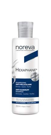 Hexaphane shampooing anti-pelliculaire, Noreva, 12,50€ les 250 ml en (para)pharmacie