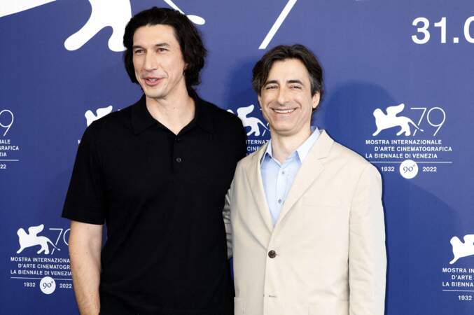Adam Driver et Noah Baumbach lors de la 79 ème festival international du film de Venise, le 31 août 2022