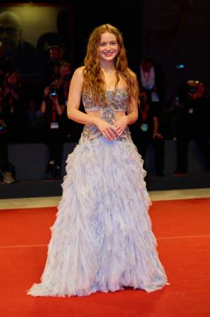 Sadie Sink a fait sensation pour la Première de "The Whale" lors du 79e festival international du film de Venise, le 4 septembre