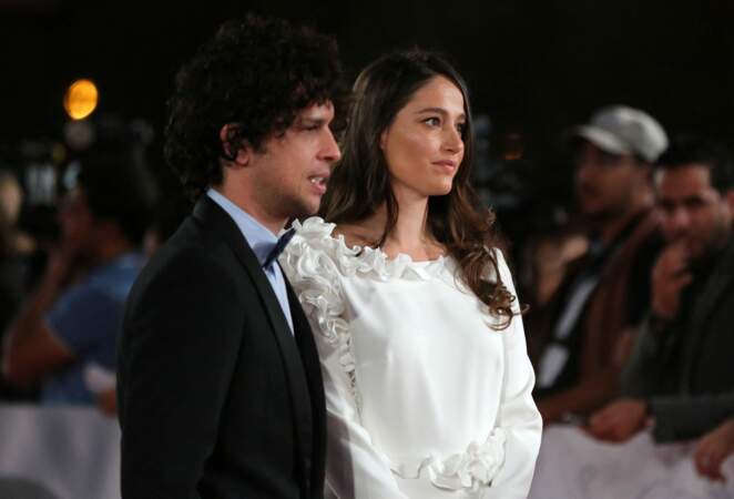 Marie Gillain et son compagnon Christophe D'Esposti lors du Festival International du Film de Marrakech, le 30 novembre 2013.