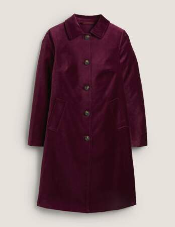 Manteau Elizabeth en velours, Boden, 298€