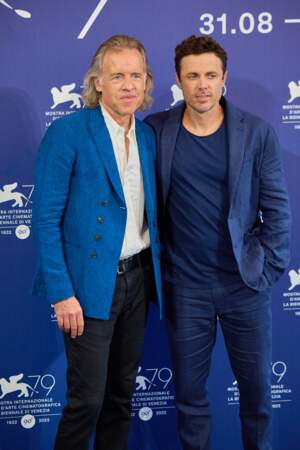Bill Pohlad et Casey Affleck au photocall de "Dream Wild" lors du 79ème Festival International du Film de Venise (Mostra), le 7 septembre 2022.