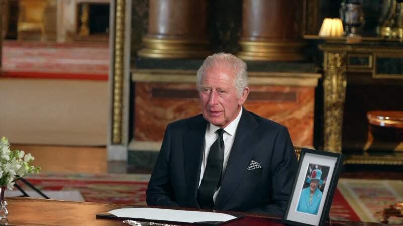 Charles III, officiellement proclamé roi livre son premier discours, le 9 septembre 2022