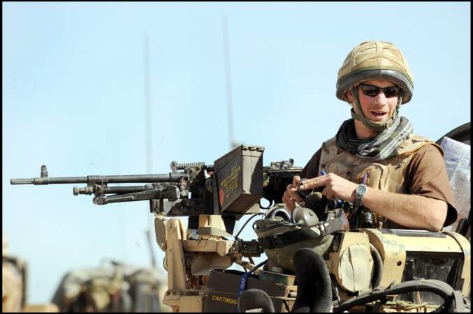 Le prince Harry en Afghanistan avec l'armée anglaise, en 2008