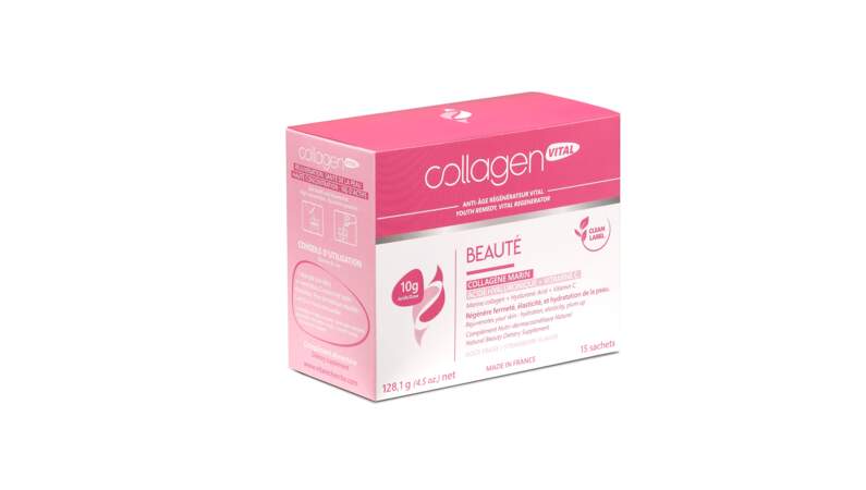 Collagen Vital Beauté, Vita Recherche, 39,80 € la boîte de 15 sachets 