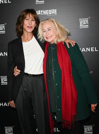 Sophie Marceau et Brigitte Fossey étaient à l'avant-première du film "Une femme de notre temps" à la cinémathèque française le 29 septembre.