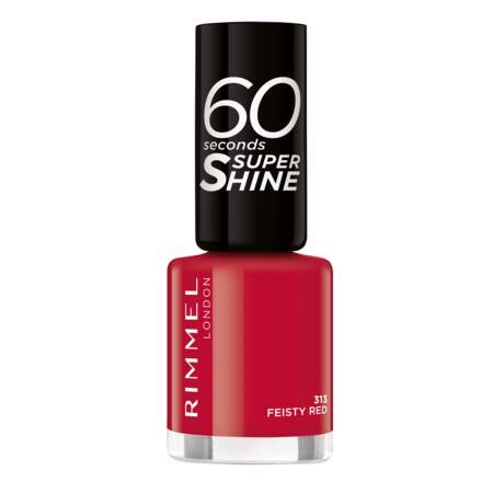 Vernis à ongles 60S teinte #313 Feisty Red, Rimmel, 3,99€