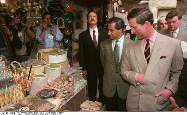 Le prince Charles au Maroc en 1995