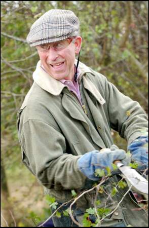 Tenue de jardinage pour le prince Charles en 2005
