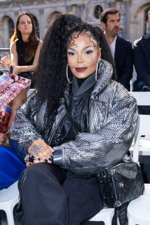 Janet Jackson au défilé Louis Vuitton Collection Femme Prêt-à-porter Printemps/Eté 2023 lors de la Fashion Week de Paris (PFW), le 4 octobre 2022.