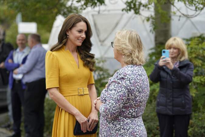 Kate Middleton visite la maternité du Royal Surrey County Hospital à Guildford, le 5 octobre 2022. 