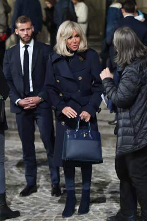 Trois mois après le décès de Charlotte Valandrey, Brigitte Macron a tenu à lui rendre hommage en assistant à une messe en l'église de Saint François-Xavier, à Paris, le 6 octobre 2022