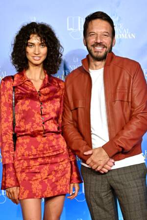 Samuel Le Bihan et son ex compagne Stefania Cristian à la soirée de la 4ème édition du festival Cinéroman, le 6 octobre 2022