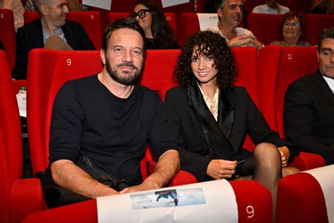 Samuel Le Bihan et Stefania Cristian  ensemble à la projection du film "Simone", le 7 octobre 2022