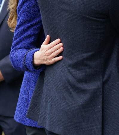 Kate Middleton porte des ongles courts au naturel à Londres, le 13 octobre 2022.