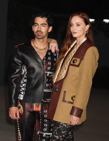 Joe Jonas et sa femme Sophie Turner lors de la 2e édition du gala annuel du musée de l'Académie à l'Academy Museum of Motion Pictures de Los Angeles, le 15 octobre 2022