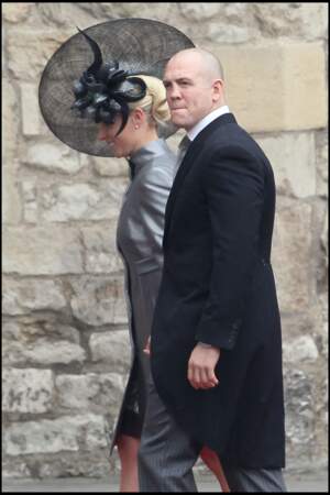 Zara Phillips et Mike Tindall au mariage de Kate Middleton et du prince William, en 2011.