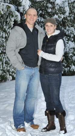 Zara Phillips et Mike Tindall annoncent leurs fiançailles en 2010.