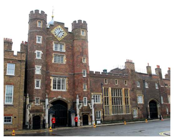 Le palais St James, à Londres, résidence officielle de Charles III 