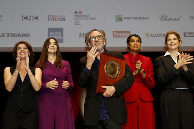 Tim Burton remporte le prix Lumière 2022 lors de la 14ème Edition du festival du cinéma Lumière Film Festival