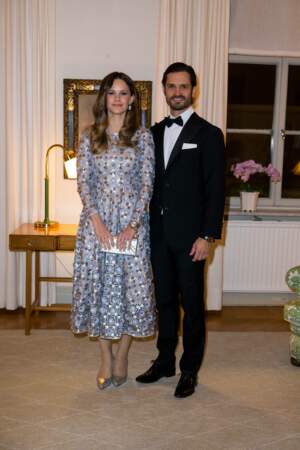 Le prince Carl Philip et la princesse Sofia à Värmland, le 25 octobre 2022. 