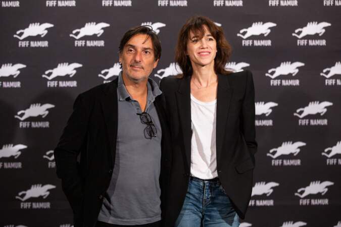Yvan Attal et Charlotte Gainsbourg au Festival International du Film Francophone de Namur en Belgique, en 2019