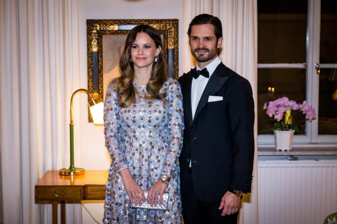 Le prince Carl Philip et la princesse Sofia sont chic à Värmland, le 25 octobre 2022. 
