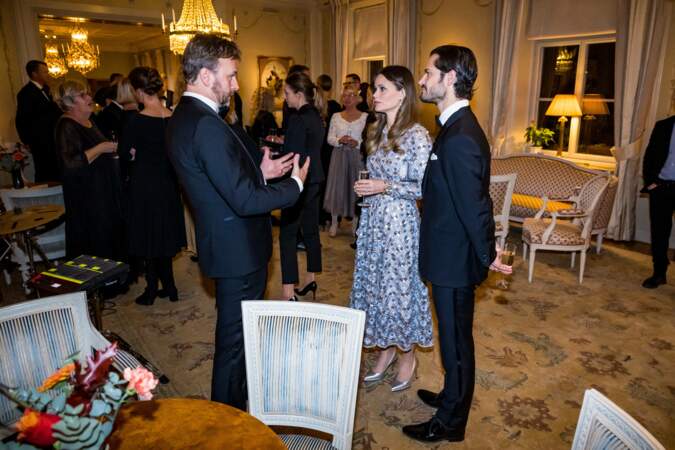 Le prince Carl Philip et la princesse Sofia se rendent à Värmland en Suède, le 25 ocobre 2022. 