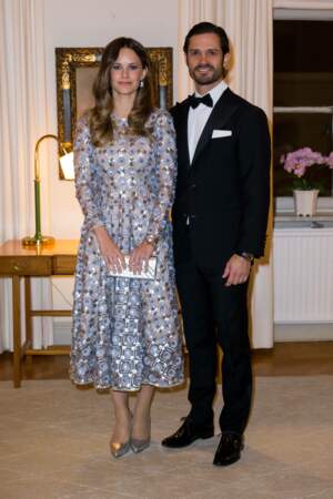 Le prince Carl Philip et la princesse Sofia sont complices à Värmland, le 25 octobre 2022. 