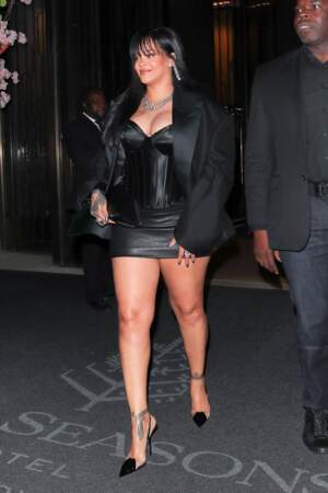Rihanna assiste à une soirée privée à New York, le 9 septembre 2022