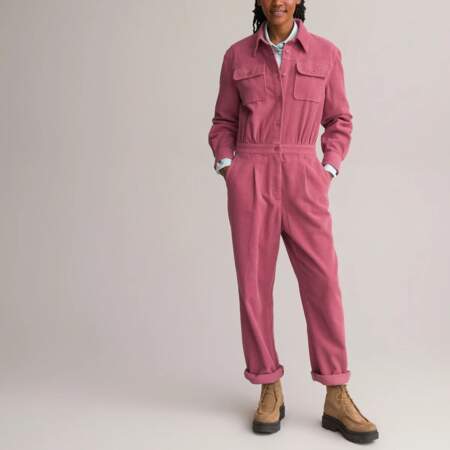 Combinaison pantalon, en velours, La Redoute Collections, 89.99€