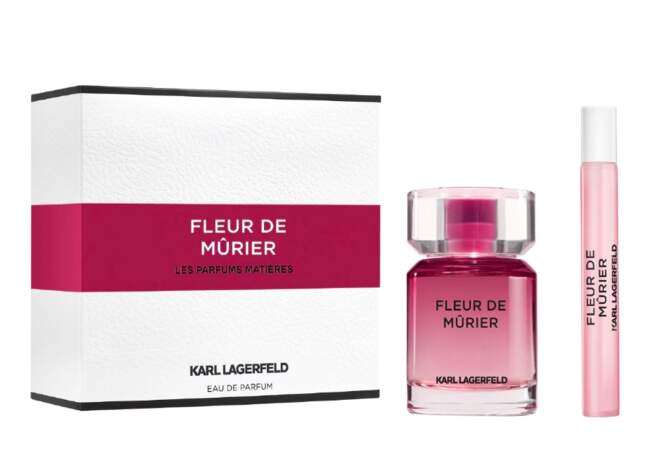 Coffret parfum Fleur de Murier Karl Lagerfeld, 30€