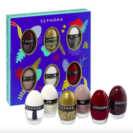 Kit De 6 Vernis À Ongles Color Hit Sephora Collection, 16€