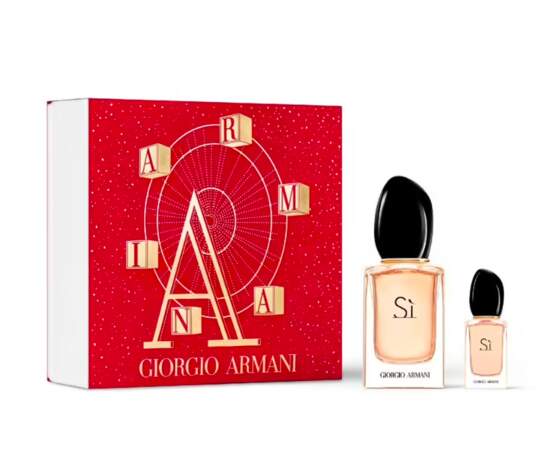 Coffret parfum Si Armani, 49€ sur nocibe.fr