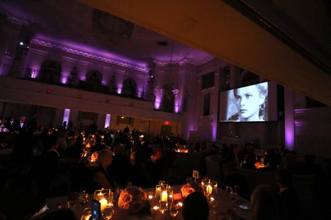 Un hommage était rendu à Grace Kelly, au 583 Park Avenue, à New York le 3 novembre 2022