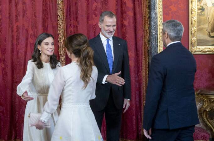 Le roi Felipe VI et la reine Letizia, fiers d'accueillir le président et la première dame du Paraguay