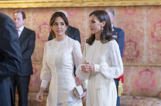 La reine Letizia et Silvana Lopez ont pu échanger toutes les deux
