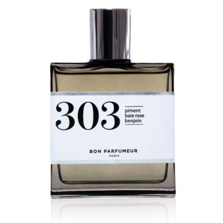 303 - Un ambré pimenté eau de Parfum, Bon Parfumeur, 150€ les 100ml dans les boutiques parisiennes et sur bonparfumeur.fr