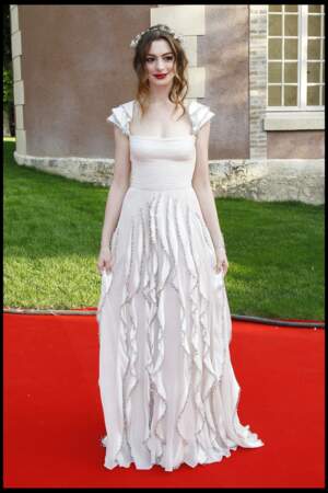 Anne Hathaway à la soirée White Fairy Tale Love Ball au château de Widewille le 6 juillet 2011