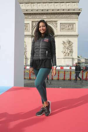 Mais il arrive que Vaimalama Chaves soit en tenue de sport. Surtout quand elle rejoint le "Marathon Pour Tous" en vue des Jeux Olympiques de Paris 2024
