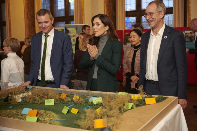 La princesse Mary de Danemark, 50 ans, lors de l'événement "Verdenstimen Live 2022" à l'hôtel de ville de Copenhague, mercredi 23 novembre 2022.