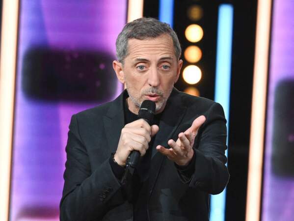 L'humoriste Gad Elmaleh sur le plateau de la 36ème édition du Téléthon, diffusée sur France Télévisions.