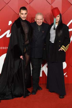 Jean Paul Gaultier bien entouré pour les British Fashion Awards 