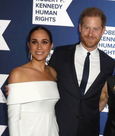 Le prince Harry et Meghan Markle plus complices que jamais sur le tapis bleu du Ripple of Hope Gala à New York  